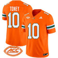 Malachi Toney Miami Hurricanes Jersey - Orange