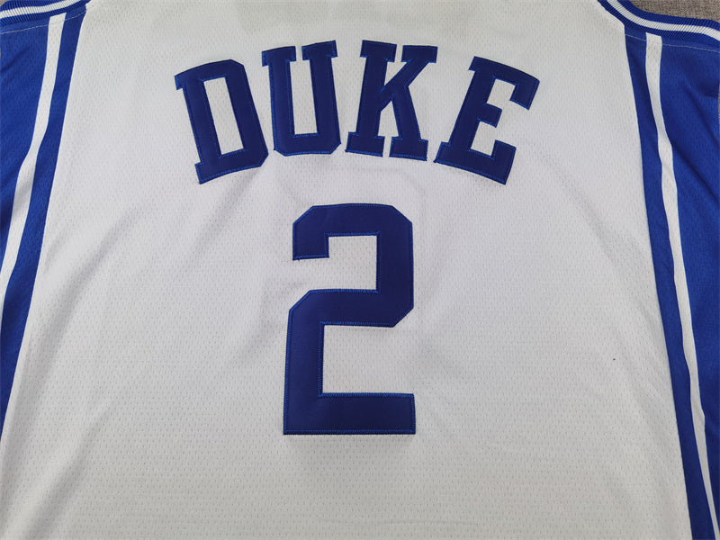 Cooper Flagg Duke Blue Devils Jersey - White