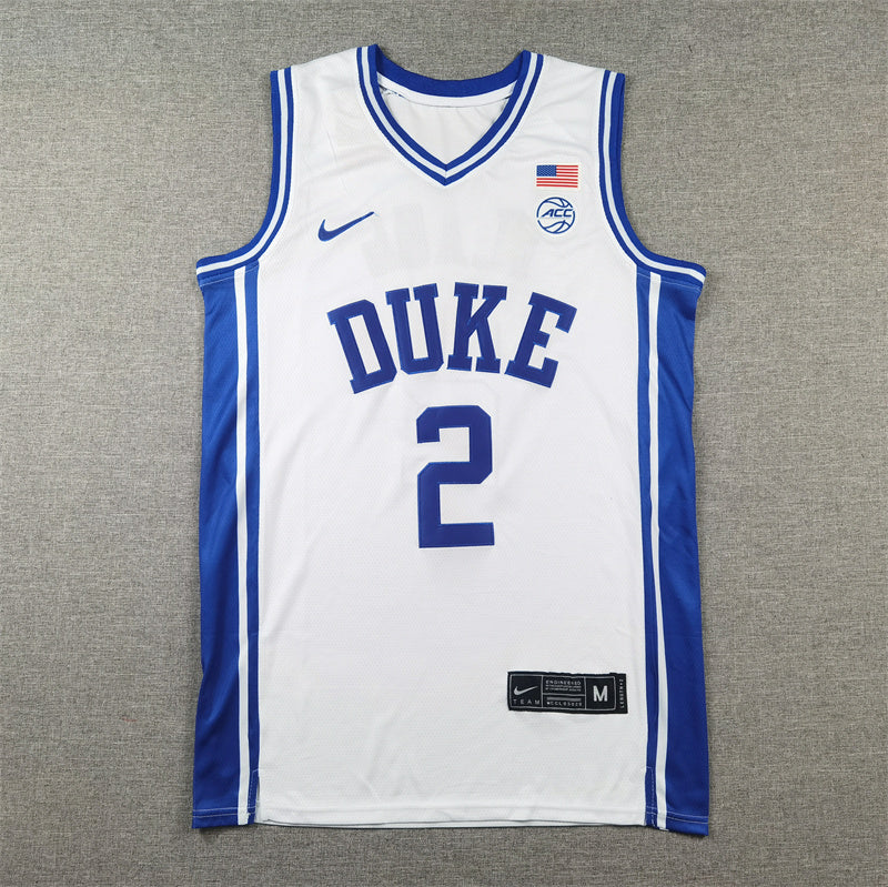 Cooper Flagg Duke Blue Devils Jersey - White