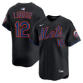 Francisco Lindor New York Mets Alternate Player Jersey - Black