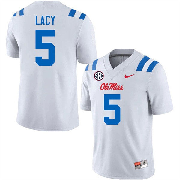 Kewan Lacy Ole Miss Rebels Jersey - White