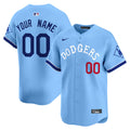Custom Los Angeles Dodgers Dodgers Tribute Jersey - Light Blue
