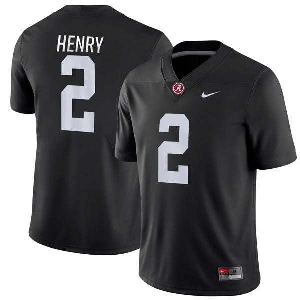 Derrick Henry Alabama Crimson Tide Jersey - Black