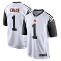 Ja'Marr Chase Cincinnati Bengals Color Rush Jersey - White