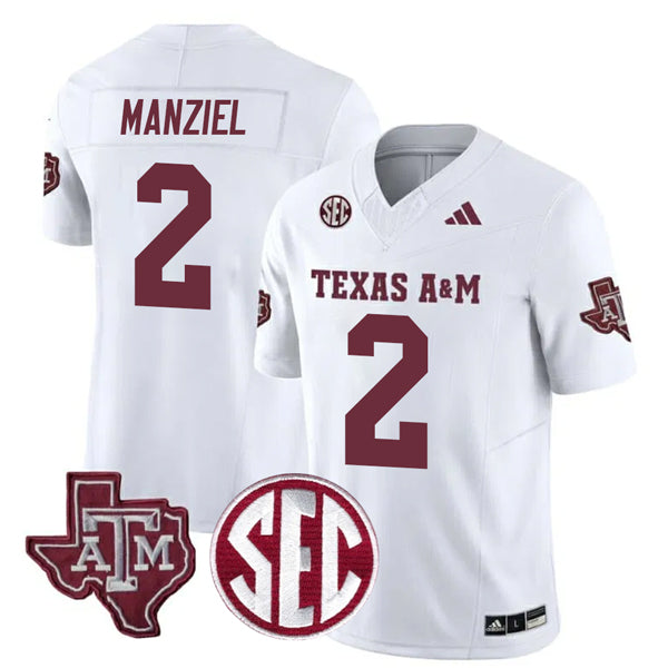 Johnny Manziel Texas A&M Aggies Football Away Jersey – White