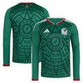Mexico National Team FIFA x World Cup 2026 Home On Field Jersey - Long Sleeve - Green
