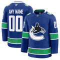 Custom Vancouver Canucks Home Premium Jersey - Blue