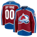 Custom Colorado Avalanche Home Jersey - Burgundy