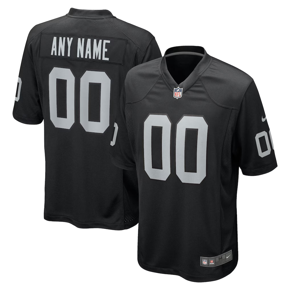 Custom Las Vegas Raiders Jersey - Black