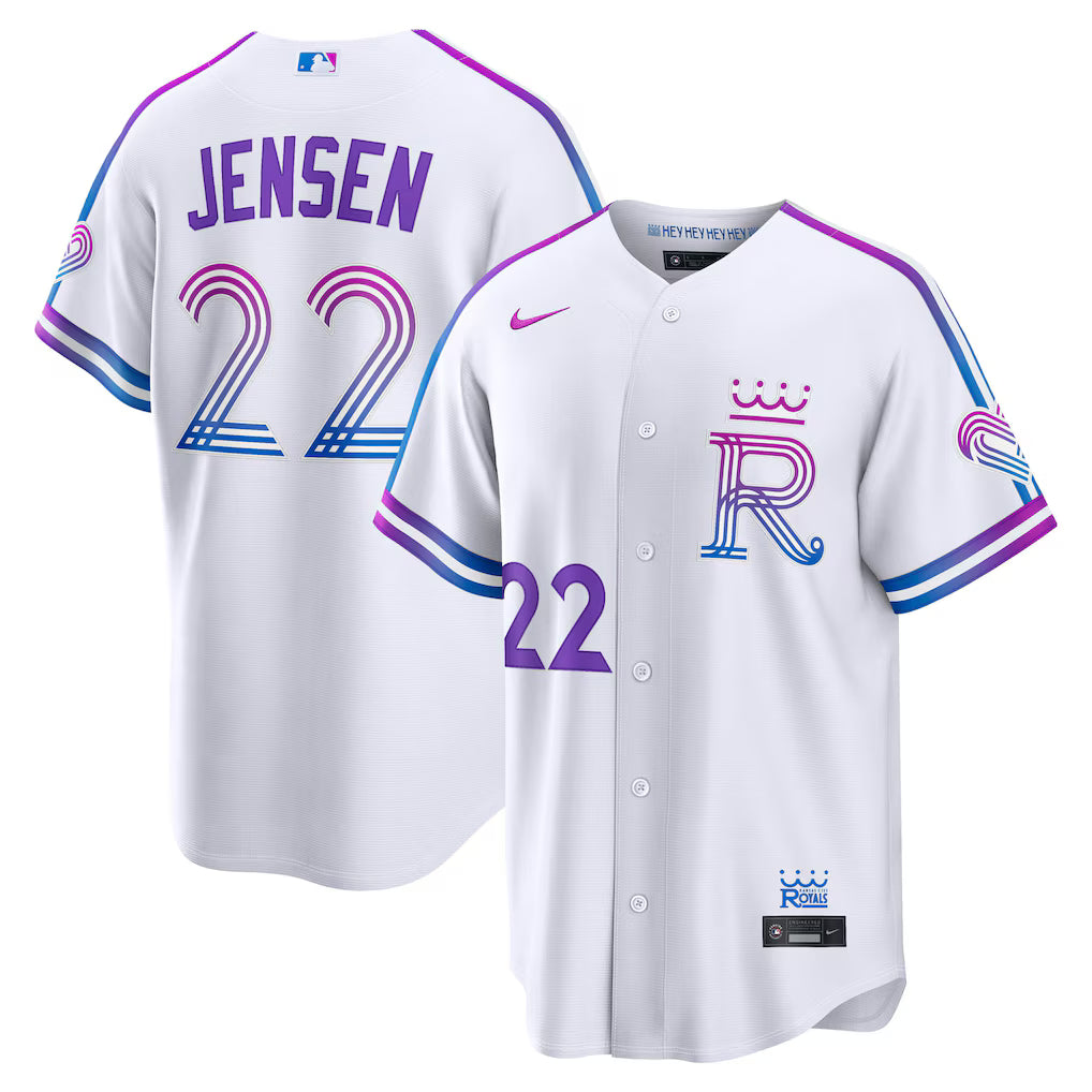 Carter Jensen Kansas City Royals 2026 City Connect Stadium Jersey - White