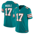 Jaylen Waddle Miami Dolphins Jersey - Aqua