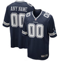 Custom Dallas Cowboys Jersey - Navy